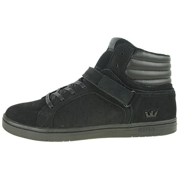 Supra Mens Suprano High High Top Shoes - Black | Canada B5436-9P13